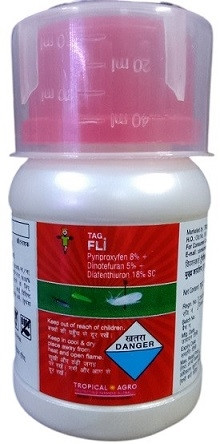 Tropical Agro Tag Fli Insecticide – Triple-Action Control for Sucking Pests in Brinjal & Cardamom (100ml SC Formulation)