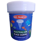 Australian Black Worms – Natural Color Enhancer for Tropical Fish (25g)