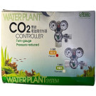 ISTA I-580 Vertical Twin Gauge CO₂ Regulator – Solenoid Controlled, Pressure-Reduced System for Face-Up Cylinders